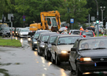 Poważne zmiany i utrudnienia w ruchu w centrum Kielc. Ulica Źródłowa / Kamil Król / Radio Kielce