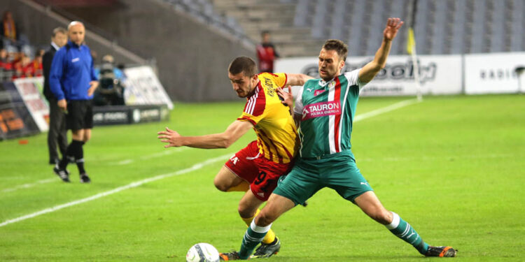 31.05.2014 Fragment meczu Korona Kielce - Śląsk Wrocław / Wojciech Habdas / Radio Kielce