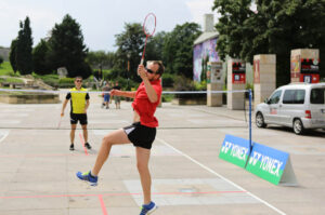 Świętokrzyskie na fali - Pl. Artystów. Badminton / Wojciech Habdas / Radio Kielce