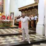 Msza Święta przed Koncertem Galowym Ogólnopolskiego Przeglądu Chórów Akademickich na Św, Krzyzu / Wojciech Habdas / Radio Kielce