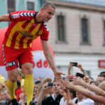 Prezentacja Korony na kieleckim Rynku. Serhii Pylypchuk / Wojciech Habdas / Radio Kielce