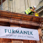 Montaż kopuły wieży klasztoru na Świętym Krzyżu. / Wojciech Habdas / Radio Kielce