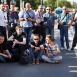 W Kielcach zakończył się  3. etap 25. Wyścigu Solidarności i Olimpijczyków - dziennikarska brać w gotowości / Stanisław Blinstrub / Radio Kielce