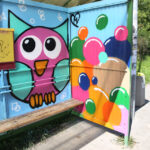 Kielce nabierają kolorów. Przystanek przy Alei Solidarności. / Piotr Michalski / Radio Kielce