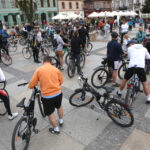 Masa Krytyczna na ulicach Kielc (27 sierpnia 2014 r.) / Piotr Michalski / Radio Kielce