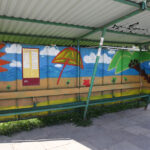 Kielce nabierają kolorów.Przystanek przy ulicy Jagiellońskiej. / Piotr Michalski / Radio Kielce