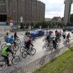 Masa Krytyczna na ulicach Kielc (27 sierpnia 2014 r.) / Piotr Michalski / Radio Kielce