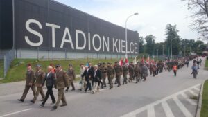 XLIX Marsz Szlakiem I-szej Kompanii Kadrowej. / Wojciech Habdas / Radio Kielce
