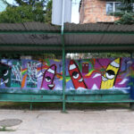 Kielce nabierają kolorów.Przystanek przy ulicy Piekoszowskiej. / Piotr Michalski / Radio Kielce