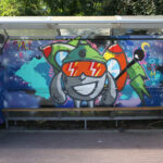 Kielce nabierają kolorów.Przystanek przy ulicy Edmunda Massalskiego. / Piotr Michalski / Radio Kielce