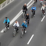 Masa Krytyczna na ulicach Kielc (27 sierpnia 2014 r.) / Piotr Michalski / Radio Kielce