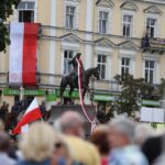 Uroczystości odsłonięcia pomnika Marszałka Józefa Piłsudskiego. / Stanisław Blinstrub / Radio Kielce