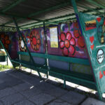 Kielce nabierają kolorów. Przystanek przy ulicy Orkana. / Piotr Michalski / Radio Kielce