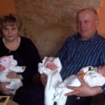 Ola, Ada i Marcel – potrójne szczęście Pauliny i Adriana Sidorów z Krasnej w gminie Stąporków / arch. prywatne