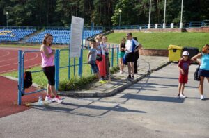 Świętokrzyskie na Fali - Bez Kofeiny - bieganie na stadionie lekkoatletycznym / Stanisław Blinstrub, Krzysztof Żoładek / Radio Kielce