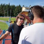 Świętokrzyskie na Fali - Bez Kofeiny - bieganie na stadionie lekkoatletycznym / Stanisław Blinstrub, Krzysztof Żoładek / Radio Kielce