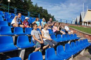 Świętokrzyskie na Fali - Bez Kofeiny - bieganie na stadionie lekkoatletycznym / Stanisław Blinstrub, Krzysztof Żoładek / Radio Kielce