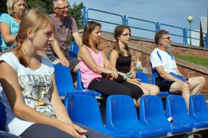 Świętokrzyskie na Fali - Bez Kofeiny - bieganie na stadionie lekkoatletycznym / Stanisław Blinstrub, Krzysztof Żoładek / Radio Kielce