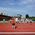 Świętokrzyskie na Fali - Bez Kofeiny - bieganie na stadionie lekkoatletycznym / Stanisław Blinstrub, Krzysztof Żoładek / Radio Kielce