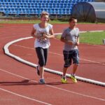 Świętokrzyskie na Fali - Bez Kofeiny - bieganie na stadionie lekkoatletycznym / Stanisław Blinstrub, Krzysztof Żoładek / Radio Kielce