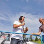 Świętokrzyskie na Fali - Bez Kofeiny - bieganie na stadionie lekkoatletycznym / Stanisław Blinstrub, Krzysztof Żoładek / Radio Kielce