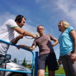 Świętokrzyskie na Fali - Bez Kofeiny - bieganie na stadionie lekkoatletycznym / Stanisław Blinstrub, Krzysztof Żoładek / Radio Kielce