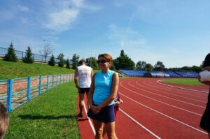 Świętokrzyskie na Fali - Bez Kofeiny - bieganie na stadionie lekkoatletycznym / Stanisław Blinstrub, Krzysztof Żoładek / Radio Kielce