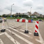 Remont Grunwaldzkiej od Poklasztornej do Szajnowicza. Zmiana organizacji ruchu.c / Stanisław Blinstrub / Radio Kielce