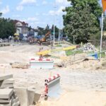 Budowa busapasów na ulicy Źródłowej w Kielcach. / Stanislaw Blinstrub / Radio Kielce