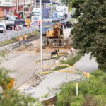 Budowa busapasów na ulicy Źródłowej w Kielcach. / Stanislaw Blinstrub / Radio Kielce