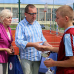 Ceremonia wręczenia nagród w turnieju "Wakacje z futbolem 2014" / Kamil Król / Radio Kielce