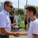 Ceremonia wręczenia nagród w turnieju "Wakacje z futbolem 2014" / Kamil Król / Radio Kielce