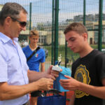 Ceremonia wręczenia nagród w turnieju "Wakacje z futbolem 2014" / Kamil Król / Radio Kielce