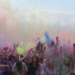 Festiwal Kolorów na dachu Galerii Korona w Kielcach / Kamil Król / Radio Kielce