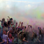 Festiwal Kolorów na dachu Galerii Korona w Kielcach / Kamil Król / Radio Kielce