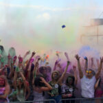 Festiwal Kolorów na dachu Galerii Korona w Kielcach / Kamil Król / Radio Kielce