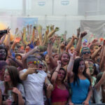 Festiwal Kolorów na dachu Galerii Korona w Kielcach / Kamil Król / Radio Kielce