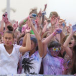 Festiwal Kolorów na dachu Galerii Korona w Kielcach / Kamil Król / Radio Kielce