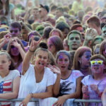 Festiwal Kolorów na dachu Galerii Korona w Kielcach / Kamil Król / Radio Kielce