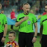 7. kolejka T-Mobile Ekstraklasy: Korona Kielce - Jagiellonia Białystok. Sędziowie spotkania / Krzysztof Żołądek / Radio Kielce