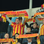 7. kolejka T-Mobile Ekstraklasy: Korona Kielce - Jagiellonia Białystok. Kieleccy kibice / Krzysztof Żołądek / Radio Kielce