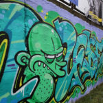 Graffiti przy ulicy Zagnańskiej w Kielcach / Kamil Król / Radio Kielce