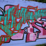 Graffiti przy ulicy Zagnańskiej w Kielcach / Kamil Król / Radio Kielce