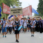 Piesza pielgrzymka kielecka wkroczyła do Kielc / Kamil Król / Radio Kielce