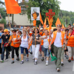 Piesza pielgrzymka kielecka wkroczyła do Kielc / Kamil Król / Radio Kielce