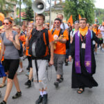 Piesza pielgrzymka kielecka wkroczyła do Kielc / Kamil Król / Radio Kielce