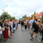 Piesza pielgrzymka kielecka wkroczyła do Kielc / Kamil Król / Radio Kielce