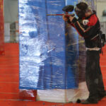 Pierwsze Halowe Mistrzostwa Polski w Paintballu w Targach Kielce / Kamil Król / Radio Kielce