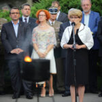 70 rocznica wybuchu Powstania Warszawskiego. Uroczystości na skwerze Szarych Szeregów. / Wojciech Habdas / Radio Kielce