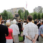 70 rocznica wybuchu Powstania Warszawskiego. Uroczystości na skwerze Szarych Szeregów. / Wojciech Habdas / Radio Kielce